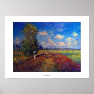 Monet Mohnfeld Sommerimpressionistische Malerei Poster