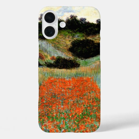 Monet - Mohnfelder im Tiefen bei Giverne Case-Mate iPhone Hülle (Rückseite)