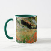 Monet - Mohnfelder im Tiefen bei Giverne Tasse (Links)