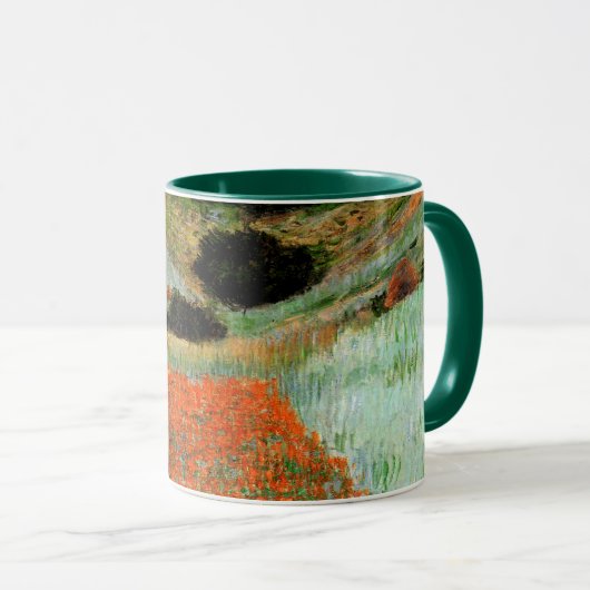 Monet - Mohnfelder im Tiefen bei Giverne Tasse (VorderseiteRechts)