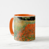 Monet - Mohnfelder im Tiefen bei Giverne Tasse (Vorderseite Links)