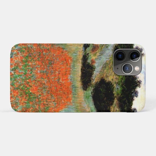 Monet - Mohnfelder in einem Heiligtum bei Giverne Case-Mate iPhone Hülle (Rückseite (Horizontal))