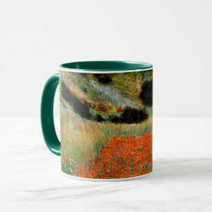 Monet - Mohnfelder in einer Senke bei Giverny Tasse