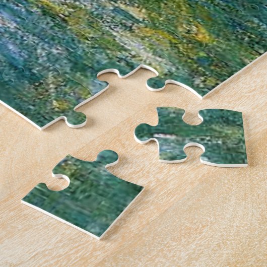 Monet - Morgens an der Seine im Regen, schöne Kuns Puzzle (Seite)