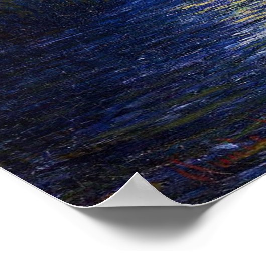 Monet - Morning an der Seine, 1897 Poster (Ecke)