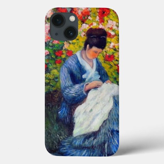 Monet Mutter und Kind im Garten Case-Mate iPhone Hülle (Rückseite)
