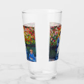 Monet Mutter und Kind im Garten Glas (Links)