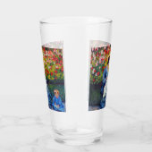 Monet Mutter und Kind im Garten Glas (Rechts)