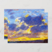 Monet - Nachtfall, berühmtes Bild, Postkarte (Vorne/Hinten)