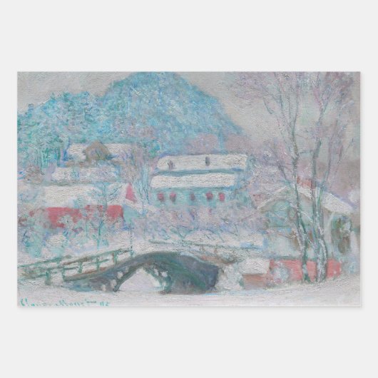 Monet - Norwegen Masterpiece Selection Geschenkpapier Set (Vorderseite)