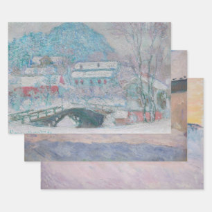 Monet - Norwegen Masterpiece Selection Geschenkpapier Set
