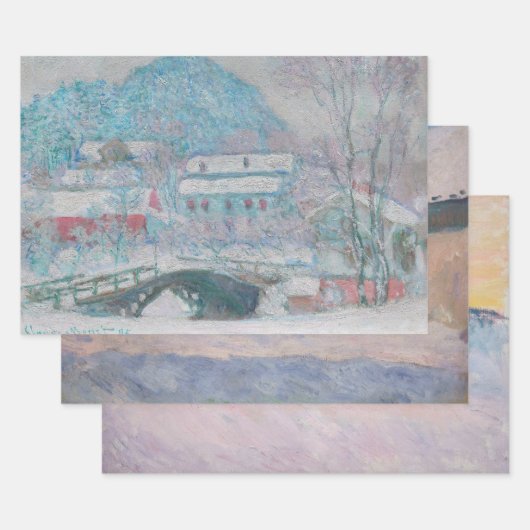 Monet - Norwegen Masterpiece Selection Geschenkpapier Set (Set)