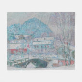 Monet - Norwegen, Sandviken Village in Snow Fleecedecke (Vorderseite (Horizontal))