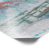 Monet - Norwegen, Sandviken Village in Snow Fotodruck (Ecke)