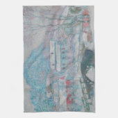 Monet - Norwegen, Sandviken Village in Snow Geschirrtuch (Vertikal)