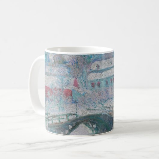 Monet - Norwegen, Sandviken Village in Snow Kaffeetasse (Vorderseite Links)