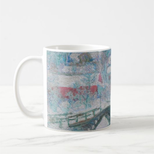 Monet - Norwegen, Sandviken Village in Snow Kaffeetasse (Links)