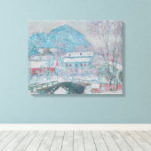 Monet - Norwegen, Sandviken Village in Snow Leinwanddruck (Insitu (Holzboden))