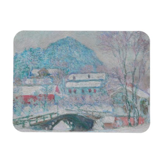 Monet - Norwegen, Sandviken Village in Snow Magnet (Horizontal)