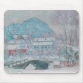 Monet - Norwegen, Sandviken Village in Snow Mousepad (Vorne)
