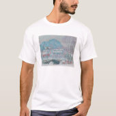 Monet - Norwegen, Sandviken Village in Snow T-Shirt (Vorderseite)