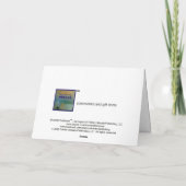 MONET Nympheas: Gruß-Karte 1915 Karte (Rückseite)