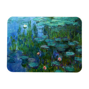Monet Nympheas Wasser-Lilien-Magnet Magnet