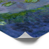 Monet - Nympheas (Water Lilies) Poster (Ecke)