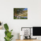 Monet on the Bank Landscape Malerei Poster (Heimbüro)