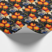 Monet - Orange Branch Bearing Frucht Geschenkpapier (Ecke)