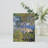 Monet Painting Landschaft Postkarte (Stehend Vorderseite)
