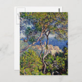 Monet Painting Landschaft Postkarte (Vorne/Hinten)