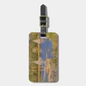 Monet Painting Luggage Tag Gepäckanhänger (Vorderseite vertikal)