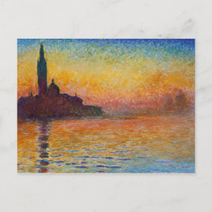 Monet Painting Postkarte