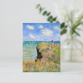 Monet Painting Postkarte (Stehend Vorderseite)