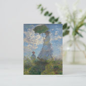Monet Painting Postkarte (Stehend Vorderseite)