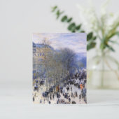 Monet Painting Postkarte (Stehend Vorderseite)