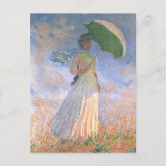 Monet Painting Postkarte (Vorderseite)