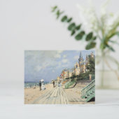Monet Painting Postkarte (Stehend Vorderseite)