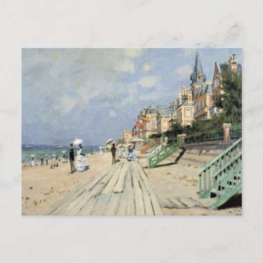 Monet Painting Postkarte (Vorderseite)
