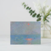 Monet Painting Postkarte (Stehend Vorderseite)