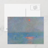 Monet Painting Postkarte (Vorne/Hinten)