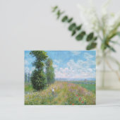 Monet Painting Postkarte (Stehend Vorderseite)