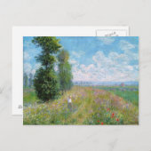 Monet Painting Postkarte (Vorne/Hinten)