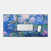 Monet painting, Water Lilies, 1919, Schreibtischunterlage (Tastatur & Maus)