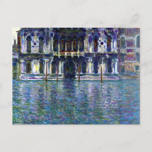 Monet - Palazzo Contarini, 1908 Postkarte (Vorderseite)