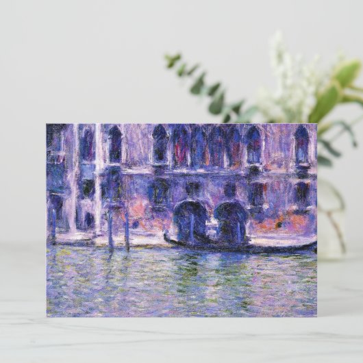Monet - Palazzo da Mula Karte (Stehend Vorderseite)