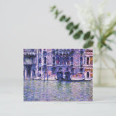 Monet - Palazzo da Mula Postkarte (Stehend Vorderseite)
