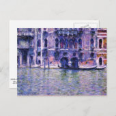 Monet - Palazzo da Mula Postkarte (Vorne/Hinten)