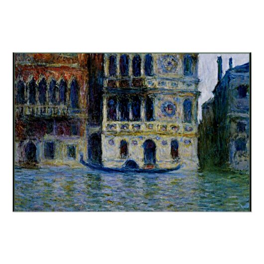 Monet - Palazzo Dario Poster (Vorderseite)